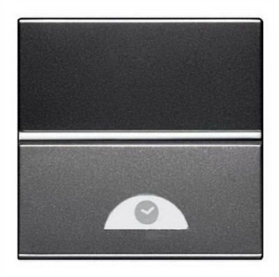 N2262.1 AN - Механизм электронного выключателя на МОПТ с таймером 10 сек - 10 мин., 40-500 Вт, 2-модульный, серия Zenit, цвет антрацит - 2CLA226210N1801