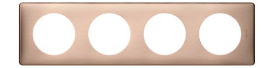 Legrand Рамка - Программа Celiane - 4 поста - Медь, 068994