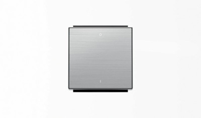 8501.2 AI - Клавиша для 1-клавишных выключателей/переключателей/кнопок с символом I/O, серия SKY, цвет нержавеющая сталь - 2CLA850120A1401