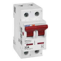 КЭАЗ OptiDin ВМ63PL Выключатель нагрузки 2P 32А 400В (BM63PL-232-УХЛ3), 328162