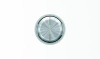 ABB SKY Moon Клавиша для 2-клавишных выключателей/переключателей/кнопок, кольцо "хром"