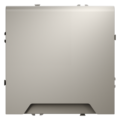 Розетка встраиваемая VOLTUM S70 с заземлением, защитными шторками и крышкой 16А, (кашемир), VLS040303