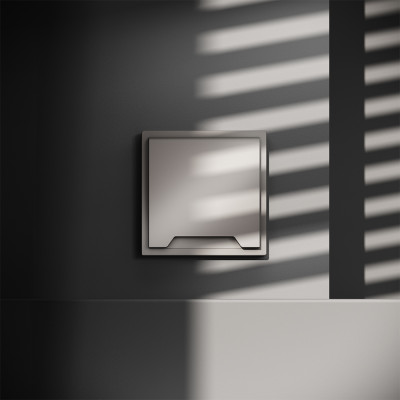 Розетка встраиваемая VOLTUM S70 с заземлением, защитными шторками и крышкой 16А, (кашемир), VLS040303