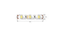 Лента светодиодная стандарт 5630 60LED/м 12Вт/м 12В IP20 со скотчем 3М нейтр. бел. (уп.5м) SWG Standard 00-00009275