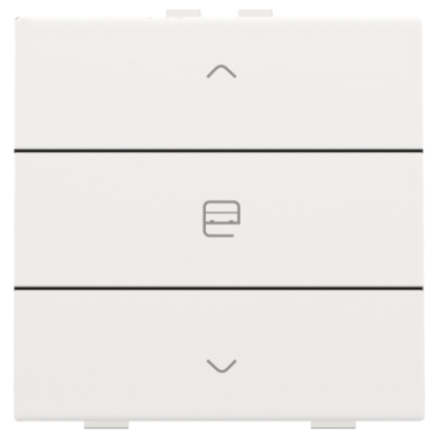 Niko Home Control Пластик Белая сталь Кнопка управления двигателем, 154-51033