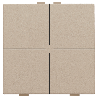 Niko Home Control Шампань Кнопка 4-клавишная, 157-51004