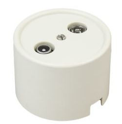 Bironi Розетка R/TV-SAT  оконечная, пластик, цвет Слоновая кость, B1-305-211