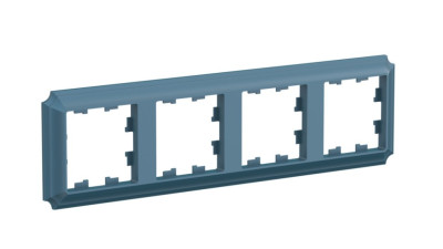 ATN100804 - ATLASDESIGN ANTIQUE 4-постовая РАМКА, универсальная, ИЗУМРУД, Systeme Electric