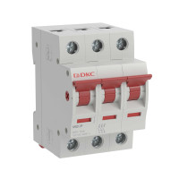 ДКС Выключатель нагрузки модульный YON max типа MSD, 3 полюса, 40А (упак. 4шт), MSD-3P40