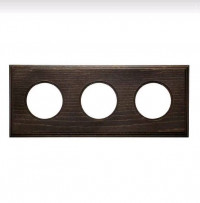 Bironi Рамка 3 постовая для скрытого монтажа (Винтаж на бревно 280мм), BF4C28-630-18