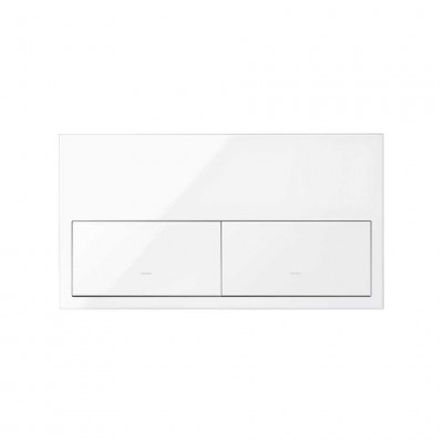 Simon 10020201-130 Кит 2 поста, фронт. 1 рамка «минимум» + 2 клавиши выключателей цвета белый глянец S100