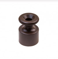 Bironi Изолятор для наружного монтажа, пластик, цвет коричневый (100 шт/уп), B1-551-22-100