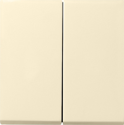 295111 - F100 Клавиша 2-ная, глянцевый кремовый, Gira