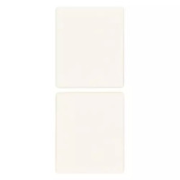 Vimar Две половинки клавиши 1M фиксированные нейтральные белые, 31480.ZB