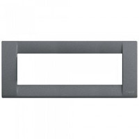 Vimar Накладка для 6 модулей металл серый шифер, 16736.46