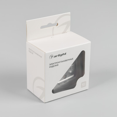 049851 - Механизм компьютерной розетки двойной SCT-MPC2-PL-GR-V (RJ-45, CAT6) (Arlight, -)