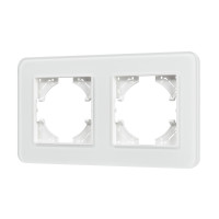 049692 - Рамка стеклянная FRM-OMALI-GS-2-WH (Arlight, -)