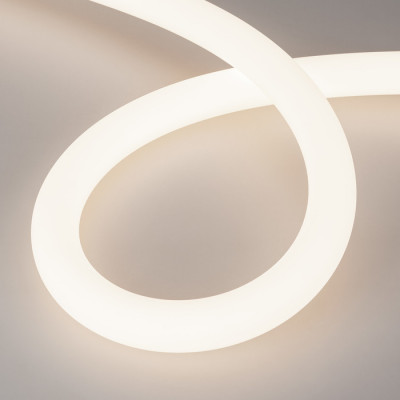 Светодиодная лента герметичная MOONLIGHT-TOP-A336-D40mm 24V Day4000 360deg (15 W/m, IP65, 2835, 5m, wire x1) (Arlight, Прямой вывод кабеля), 039319