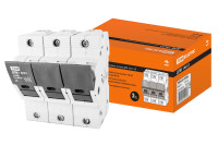 Держатель плавких вставок ДПВ 14х51 3П TDM Electric, SQ0216-0006