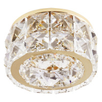 Lightstar 032802 Светильник ONDA GR G9 ЗОЛОТО/ХРУСТАЛЬ ПРОЗРАЧНЫЙ (в комплекте)