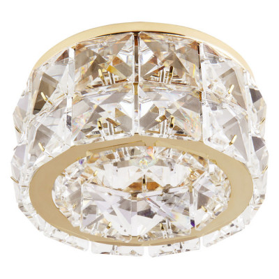 Lightstar 032802 Светильник ONDA GR G9 ЗОЛОТО/ХРУСТАЛЬ ПРОЗРАЧНЫЙ (в комплекте)