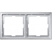 MERTEN Artec РАМКА 2 поста, АЛЮМИНИЙ, SD