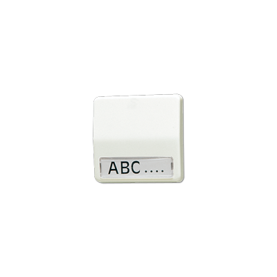 Клавиша с полем для надписи; слоновая кость, 60NA