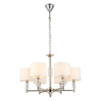 ST LUCE SL1751.103.06 Люстра подвесная ST-Luce Никель/Белый E14 6*40W