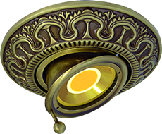 FD1038RPB Fede Светильник встраиваемый поворотный круглый CORDOBA, Bright Patina