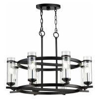 ST LUCE SL334.403.08 Люстра подвесная ST-Luce Черный, Никель/Прозрачный E14 8*60W