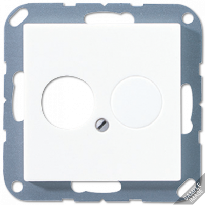 Крышка для 2-х гнезд; слоновая кость, A562