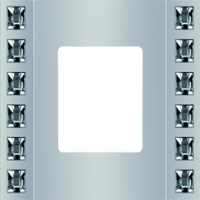 FD01271CB Fede Crystal De Luxe Velvet Рамка 1-ная, Bright Chrome