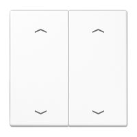Клавиша для KNX кнопки, 2 группы, с символами "стрелки"; дюропласт; белый, LS102PWW