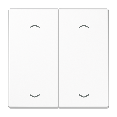 Клавиша для KNX кнопки, 2 группы, с символами "стрелки"; дюропласт; белый, LS102PWW