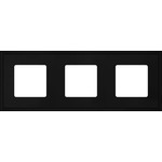 FD01603BK Fede FD01603BK Рамка на 3 поста гор./верт., цвет black