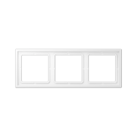 Рамка 3 поста; термопласт; белый матовый, LSZ983BFWWM Рамка 3 поста; термопласт; белый матовый, LSZ983BFWWM
