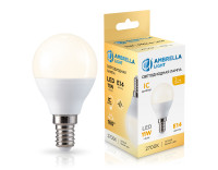 Светодиодная лампа шар P45 E14 11Вт 2700K 160°, AMBRELLA LIGHT, 451113 Светодиодная лампа шар P45 E14 11Вт 2700K 160°, AMBRELLA LIGHT, 451113