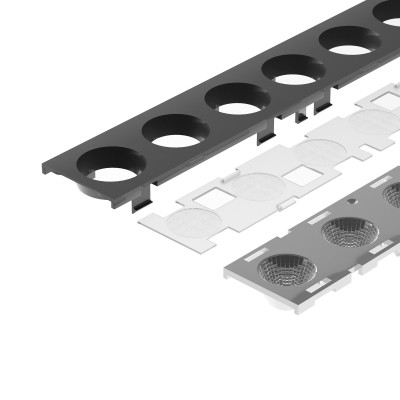 Экран линзованный SL-LINE-W20-30deg-540 (Arlight, Пластик), 041791