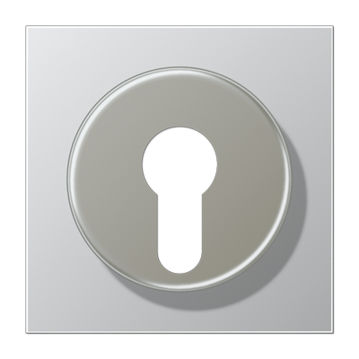 Крышка для выключателя с замком; алюминий, AL2928