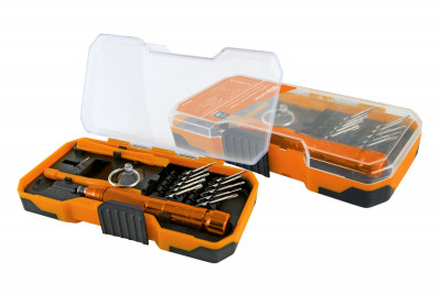 Набор, отвертка с битами для мелкой электроники, №1, 15 предметов "Алмаз" TDM Electric, SQ1019-0201