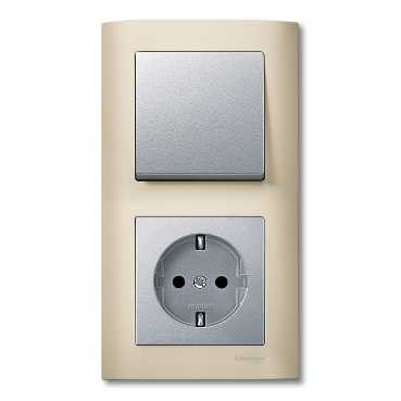 485270 - Рамка 2 поста, M-ARC, цвет песочный, Schneider Electric