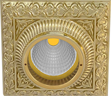 FD1005COB Fede Светильник San Sebastian SQUARE, Bright Gold