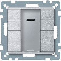 SM,4 КН. ВЫКЛ PLUS С ИК-ПРМ., АЛЮМ