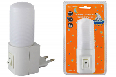 Ночник "Айсберг" с выключателем, 0,5 Вт, 220 В TDM Electric, SQ0357-0015