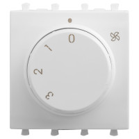 4400172 - ДКС Механизм управления вентиляторами модульный, "Avanti", "Белое облако", 2модуля