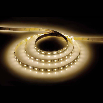 Лента светодиодная, 60SMD(5050)/m 14.4W/m 12V 5m 3000К, LS606, Feron 27646