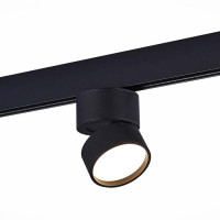 ST LUCE ST809.446.09 Магнитный трековый светильник Черный LED 1*9W 4000K 600Lm Ra>90 120° IP20 D85xH126 48V