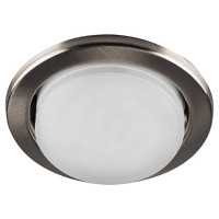 Светильник потолочный встраиваемый, 15W 230V  GX53, титан, без лампы, DL53, Feron 28946