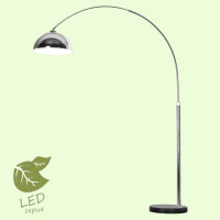 LUSSOLE MARBLE Торшер, цвет основания - хром, плафон - металл (цвет - хром), 1x10W E27, GRLSP-0540