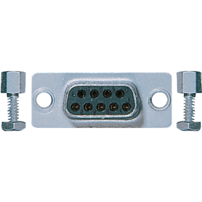 Миниатюрный штекерный разъем D-типа; 9-полюсный, DSUB9